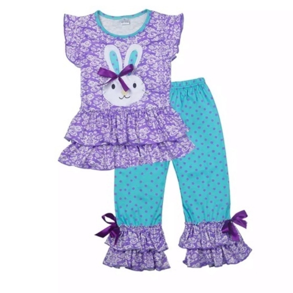 Big Girls Easter Bunny Handmade Set 6